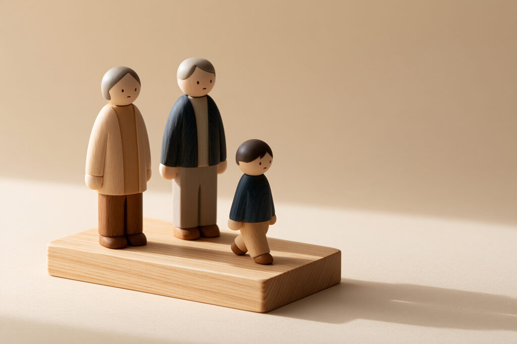子どもの成長と自立を見守る家族